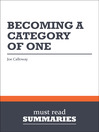 Becoming a Category of One - Joe Calloway (eBook)
